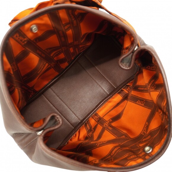 Hermes Hermès Garden Twilly Tote Bag in TPM Swift Havana, Women's, with I Stamp - Picture 4 of 11